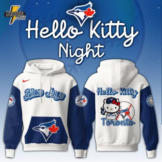 Toronto Blue Jays x Hello Kitty Special Edition Game Night Hoodie