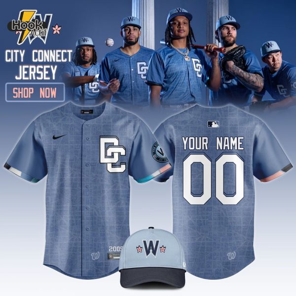 Washington Nationals Nike Blue 2025 City Connect Elite Jersey