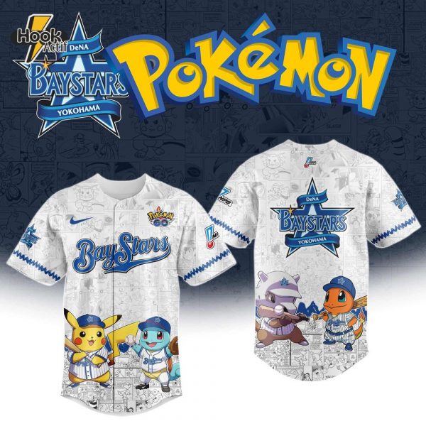 Yokohama BayStars x Pokémon Go 2025 Limited Edition Jersey