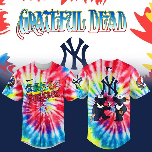 New York Yankees MLB x Grateful Dead Baseball Jersey