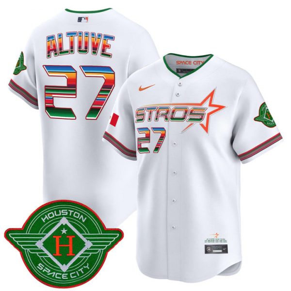 Houston Astros 2025 City Connect Mexico Vapor Premier Baseball Jersey Limited Edition