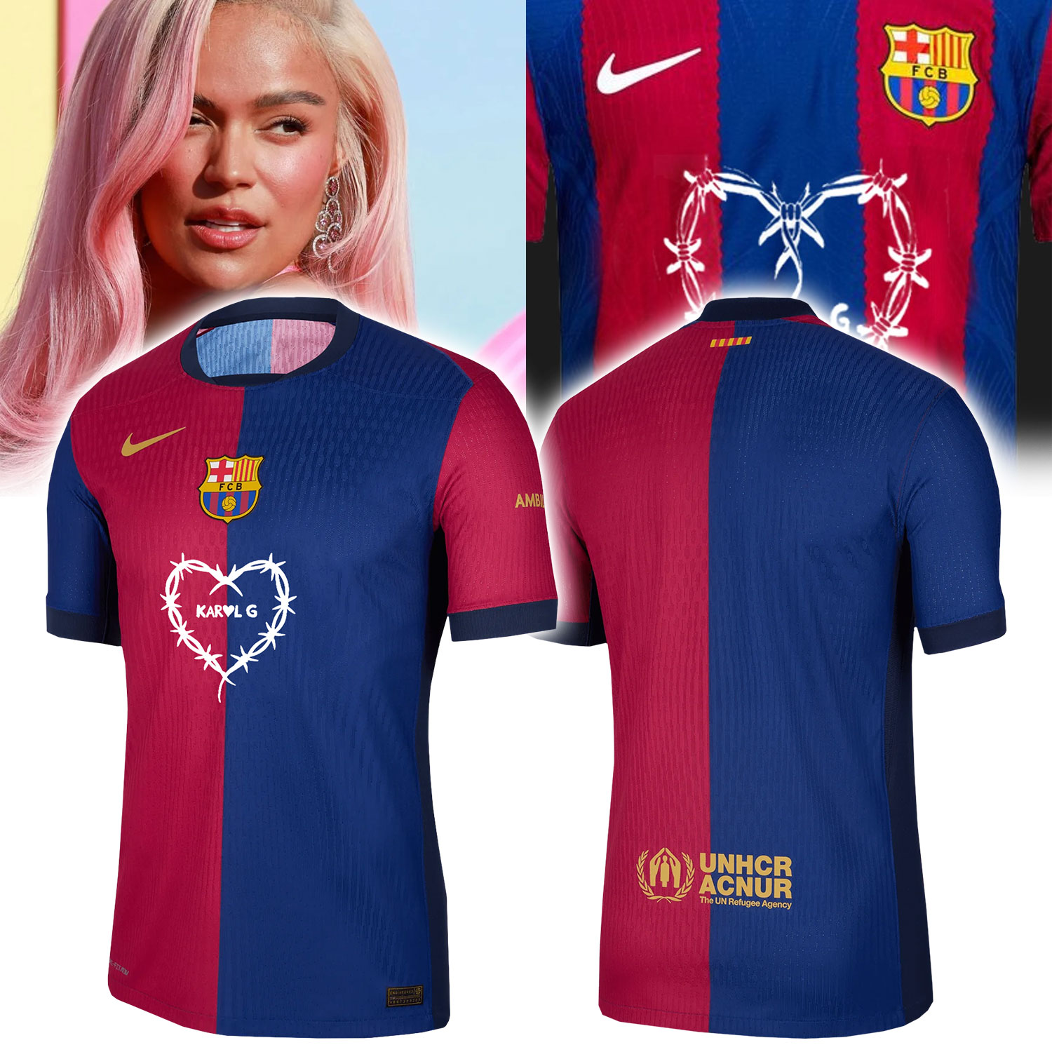 FC Barcelona x Karol G Special 2025 Jersey FC Barcelona x Karol G Special 2025 Jersey