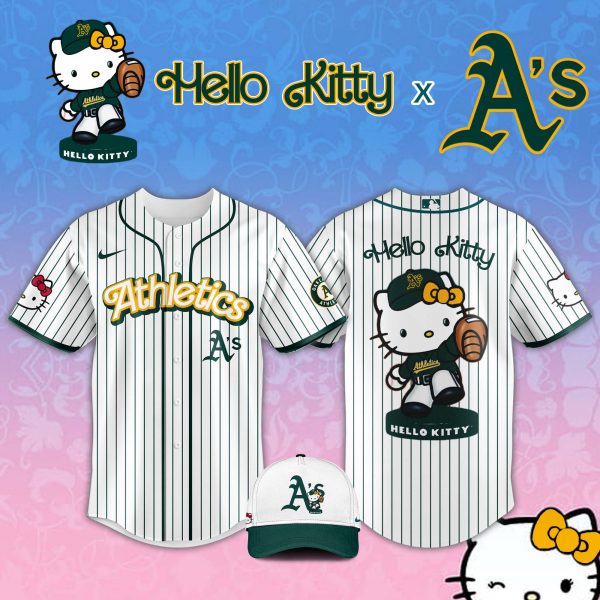 Oakland Athletics MLB x Hello Kitty Night Jersey 2025
