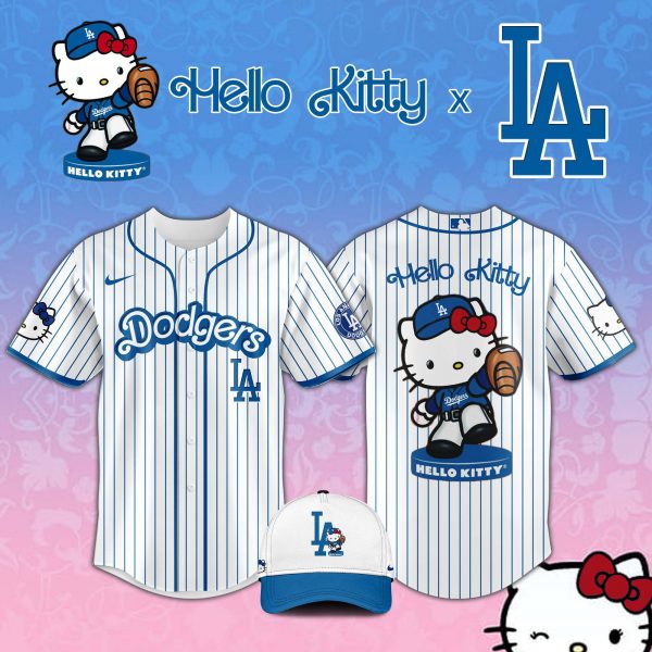 Los Angeles Dodgers MLB x Hello Kitty Night Jersey 2025