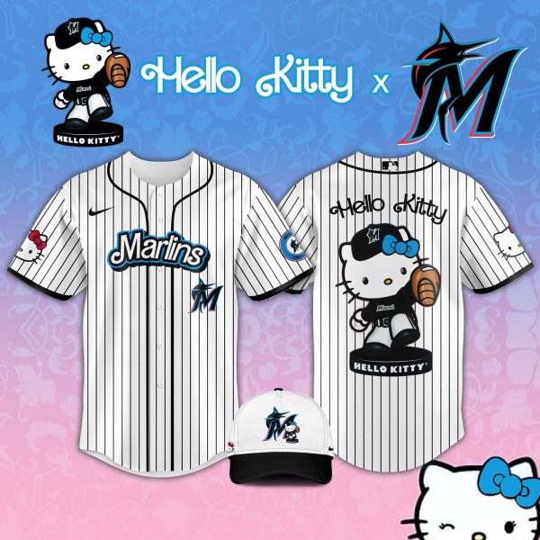 Miami Marlins MLB x Hello Kitty Night Jersey 2025
