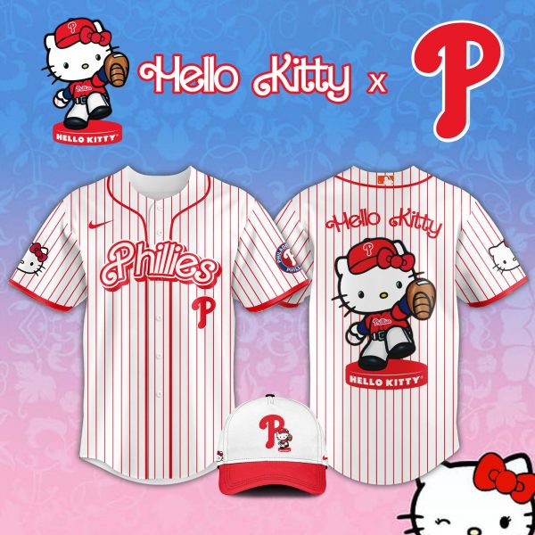 Philadelphia Phillies MLB x Hello Kitty Night Jersey 2025