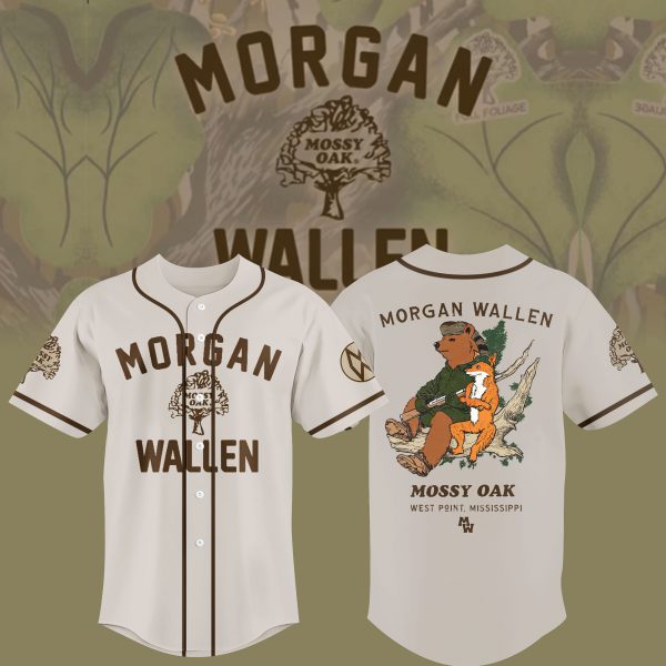 Morgan Wallen Mossy Oak Baseball Jersey 2025