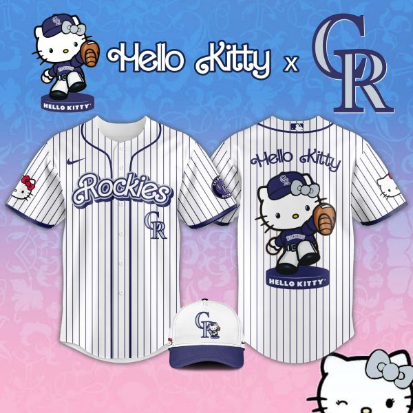 Colorado Rockies MLB x Hello Kitty Night Jersey 2025