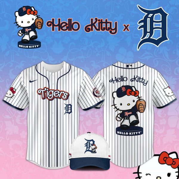 Detroit Tigers MLB x Hello Kitty Night Jersey 2025