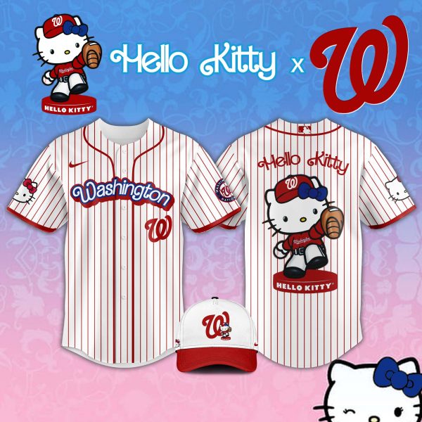 Washington Nationals MLB x Hello Kitty Night Jersey 2025