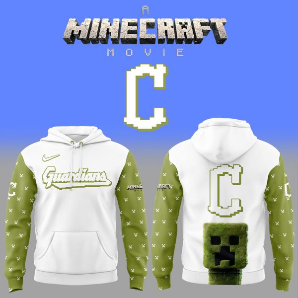 Cleveland Guardians MLB x Minecraft Hoodie