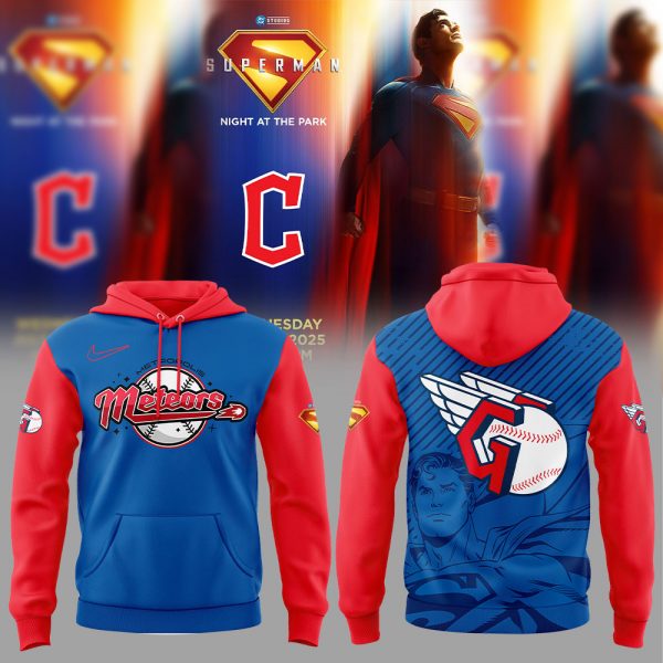 Cleveland Guardians MLB x Superman Hoodie
