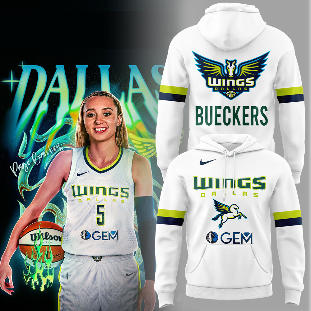 Dallas Wings WNBA Paige Bueckers Hoodie Dallas Wings WNBA Paige Bueckers Hoodie