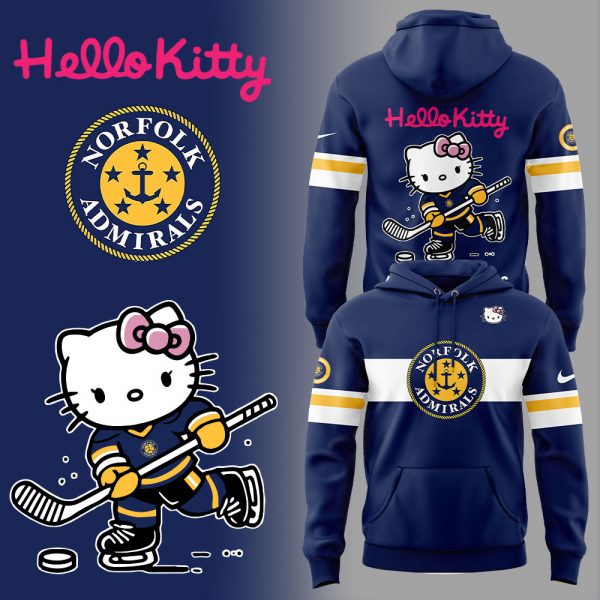 Norfolk Admirals ECHL x Hello Kitty Hoodie