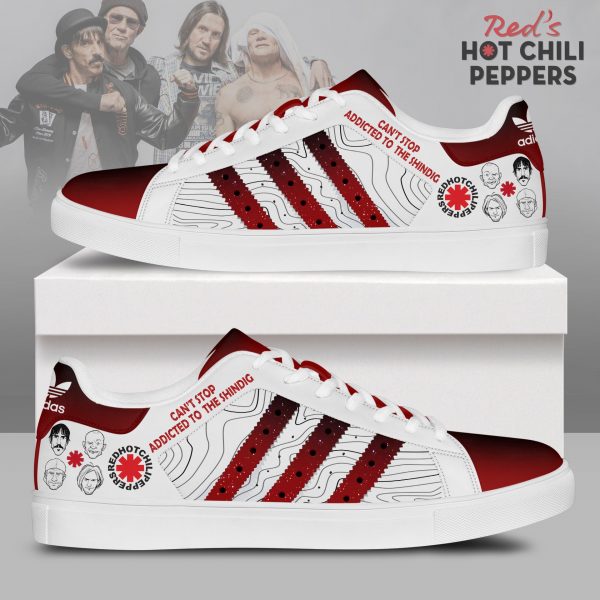 Red Hot Chili Peppers "CAN'T STOP ADDICTED TO THE SHINDIG" Stan Smith Shoes