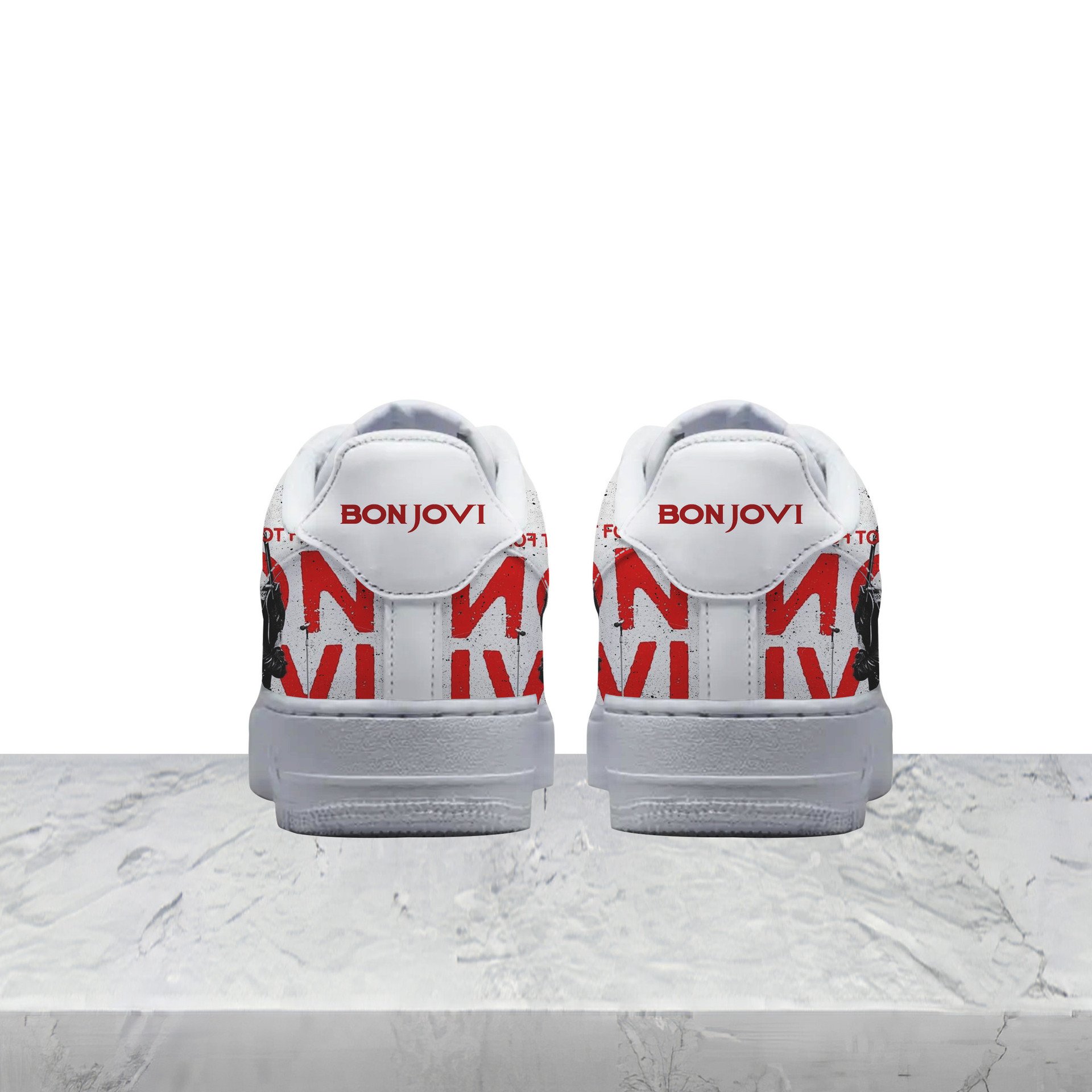 Bon Jovi "I'll be there for you / These five words I swear to you" Air Force 1 Sneakers Bon Jovi "I'll be there for you / These five words I swear to you" Air Force 1 Sneakers