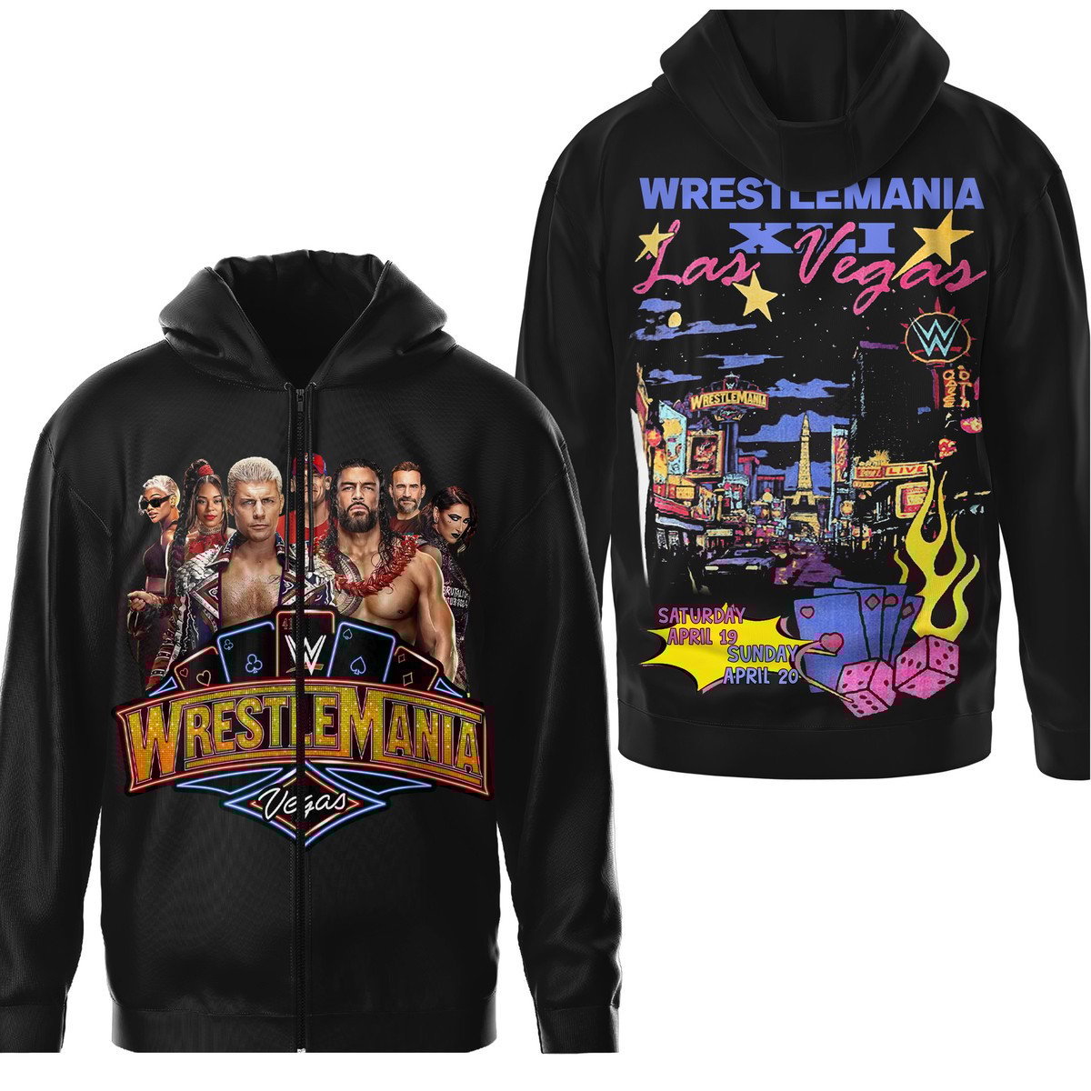 WrestleMania XLI Las Vegas 2025 Limited Hoodie, Zip Hoodie, Sweatshirt WrestleMania XLI Las Vegas 2025 Limited Hoodie, Zip Hoodie, Sweatshirt
