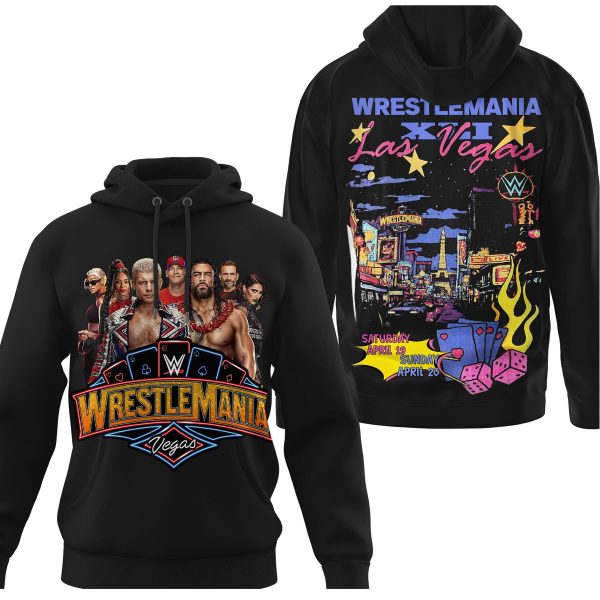 WrestleMania XLI Las Vegas 2025 Limited Hoodie, Zip Hoodie, Sweatshirt