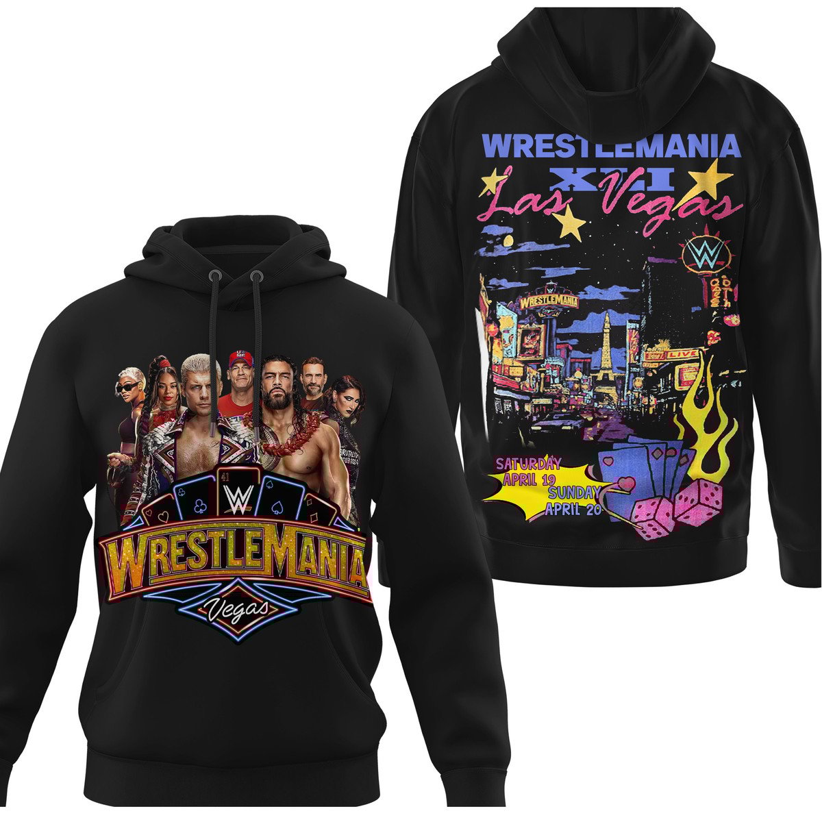 WrestleMania XLI Las Vegas 2025 Limited Hoodie, Zip Hoodie, Sweatshirt WrestleMania XLI Las Vegas 2025 Limited Hoodie, Zip Hoodie, Sweatshirt