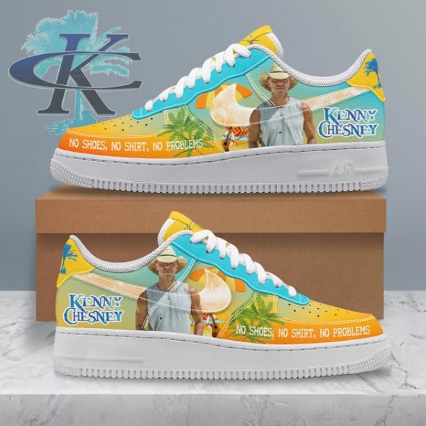 Kenny Chesney No Shoes, No Shirt, No Problems 2025 Nike Air Force 1