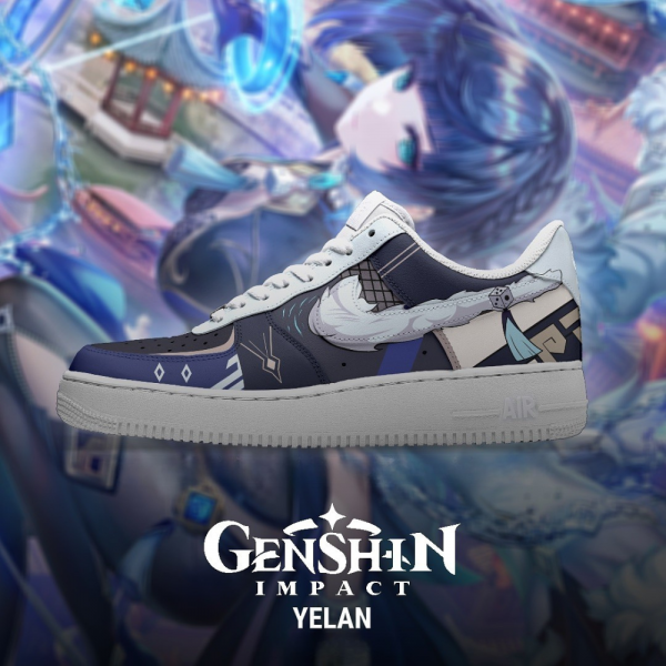 Genshin Impact Yelan Air Force 1 Sneaker