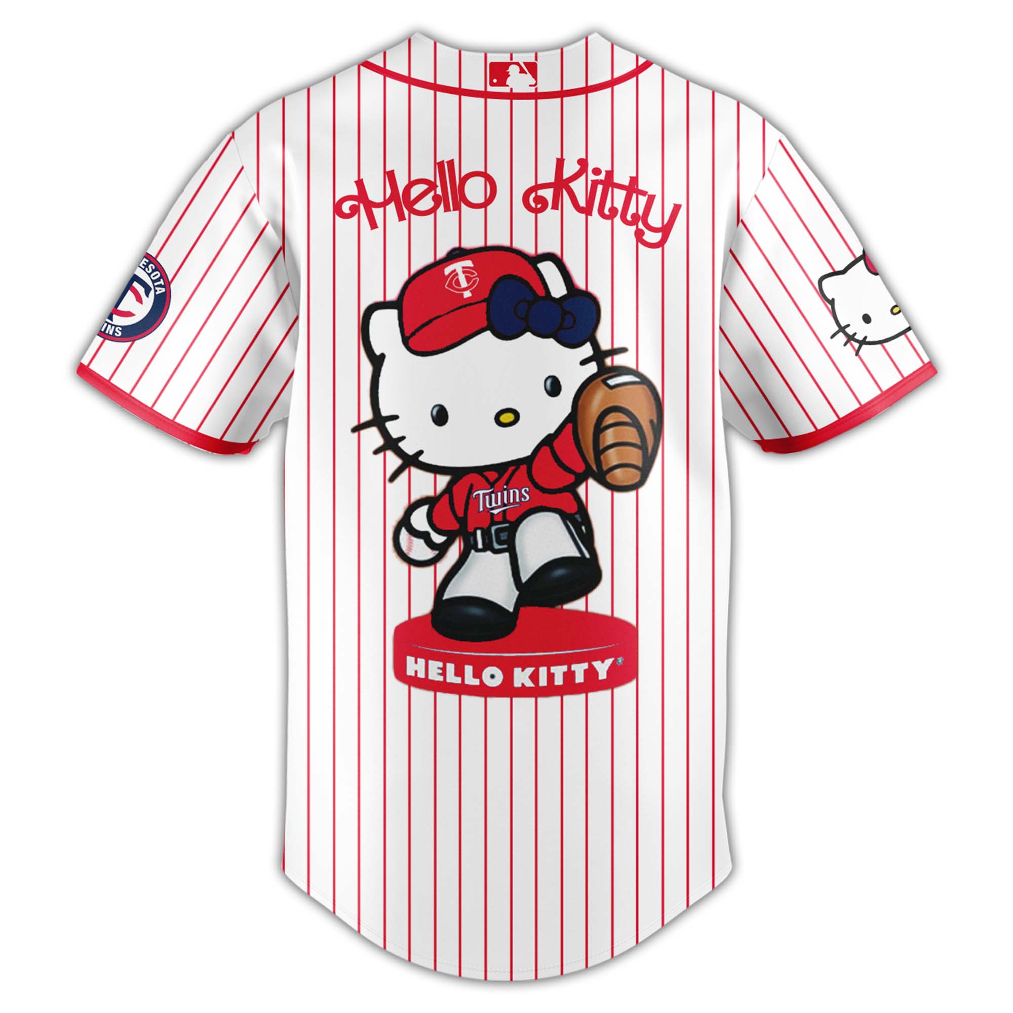 Minnesota Twins MLB x Hello Kitty Night Jersey 2025 Minnesota Twins MLB x Hello Kitty Night Jersey 2025