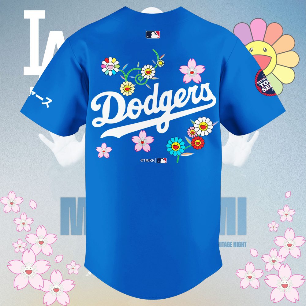 Los Angeles Dodgers x Takashi Murakami Japanese Heritage Night Jersey