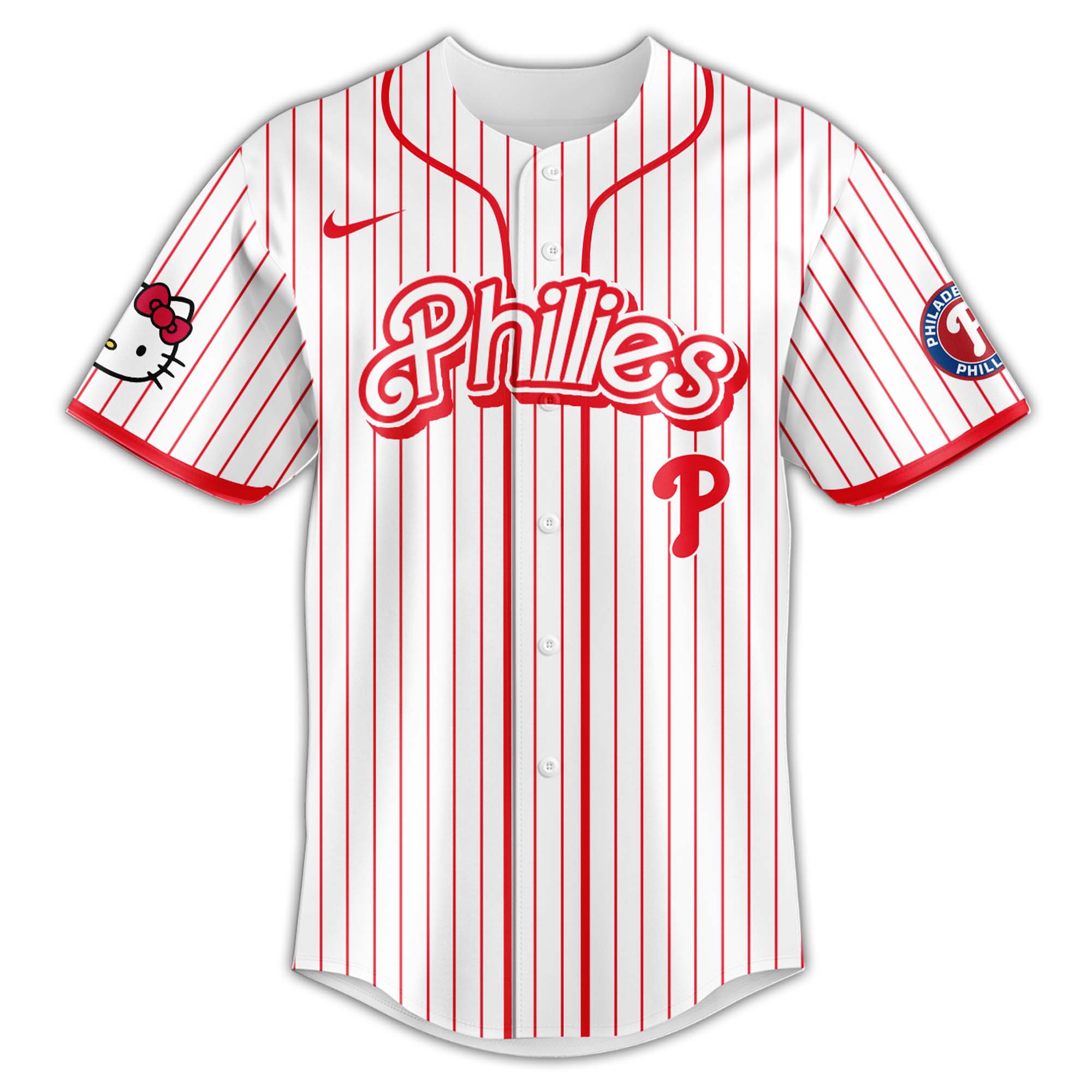Philadelphia Phillies MLB x Hello Kitty Night Jersey 2025 Philadelphia Phillies MLB x Hello Kitty Night Jersey 2025