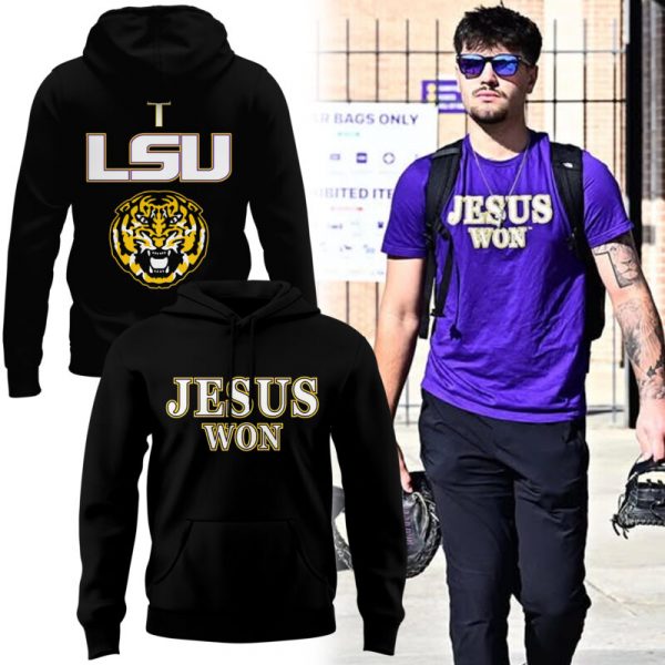 LSU Tigers JESUS WON Limited Edition Hoodie Set 2025