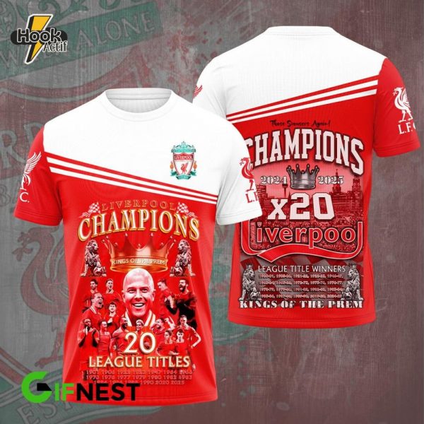 20th Liverpool Are Premier League Champions 2025