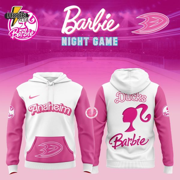 Anaheim Ducks x Barbie Night Game Hoodie Limited Edition