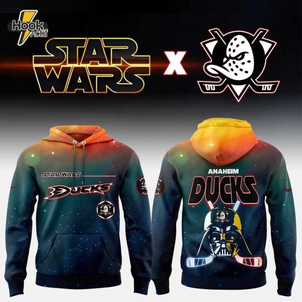 Anaheim Ducks x Star War New Combo Hoodie Jogger Cap