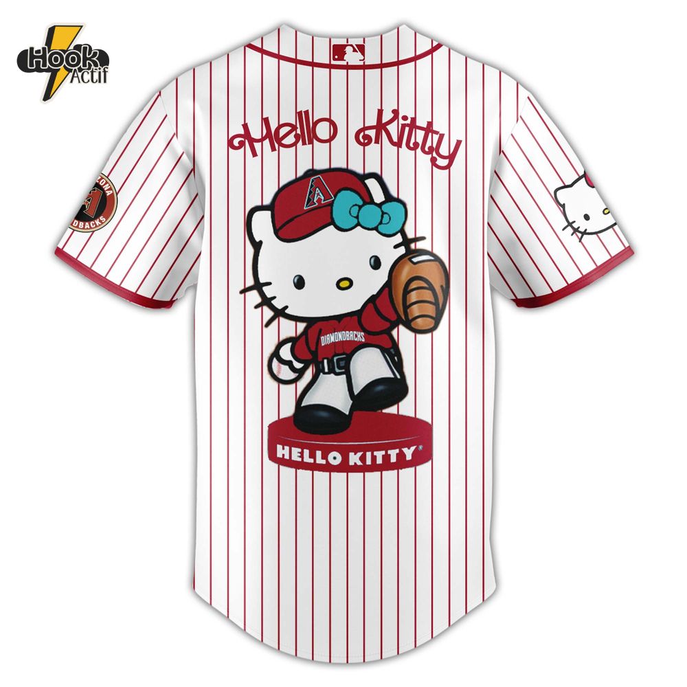 Arizona Diamondbacks MLB x Hello Kitty Night Jersey 2025 Arizona Diamondbacks MLB x Hello Kitty Night Jersey 2025