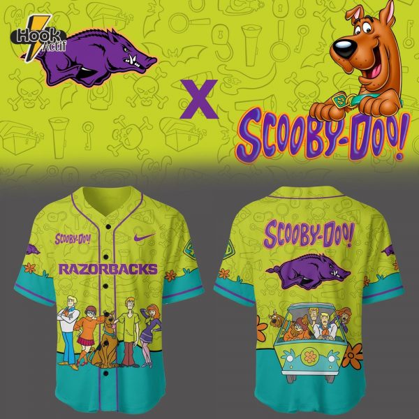 Arkansas Razorbacks x Scooby-Doo Baseball Jersey