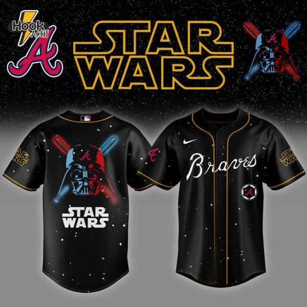 Atlanta Braves MLB x StarWars Combo Baseball Jersey Cap Editions Limited 2025