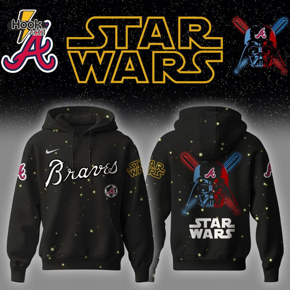 Atlanta Braves x Stars Wars Night Combo Hoodie Jogger Cap Editions Limited Atlanta Braves x Stars Wars Night Combo Hoodie Jogger Cap Editions Limited