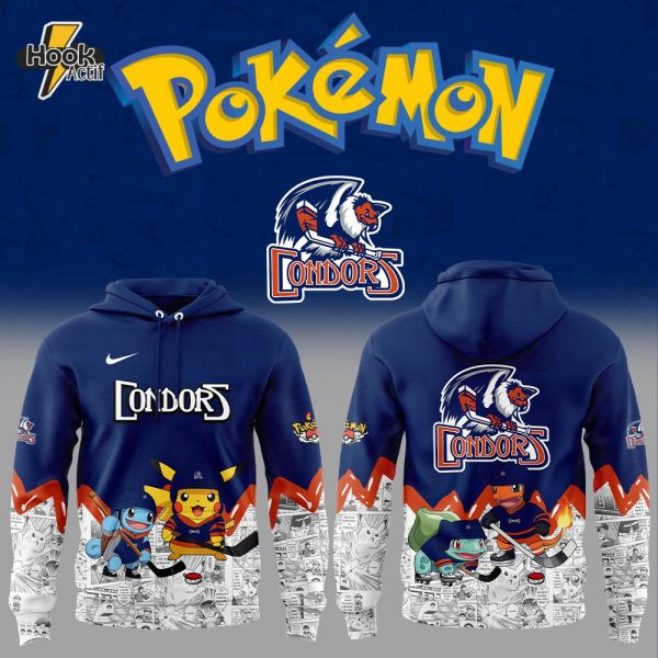 Bakersfield Condors x Pokémon New Combo Hoodie Jogger Cap
