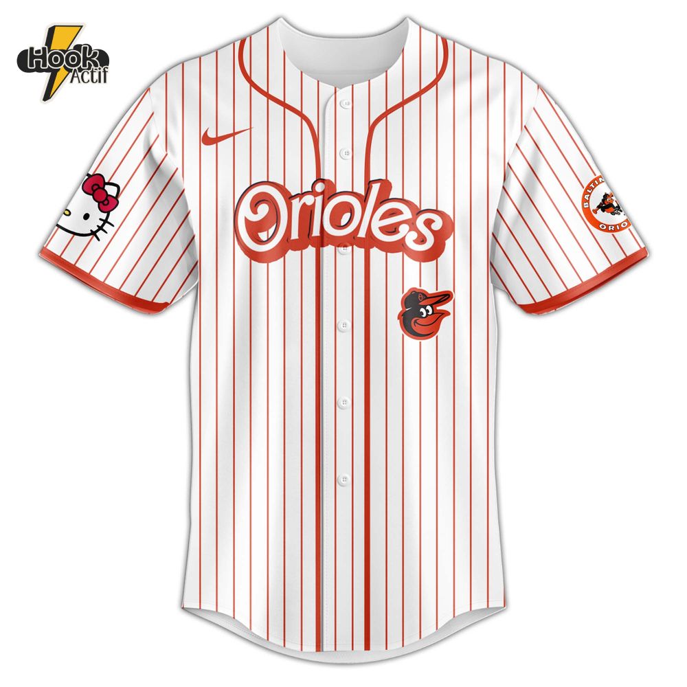 Baltimore Orioles MLB x Hello Kitty Night Jersey 2025 Baltimore Orioles MLB x Hello Kitty Night Jersey 2025