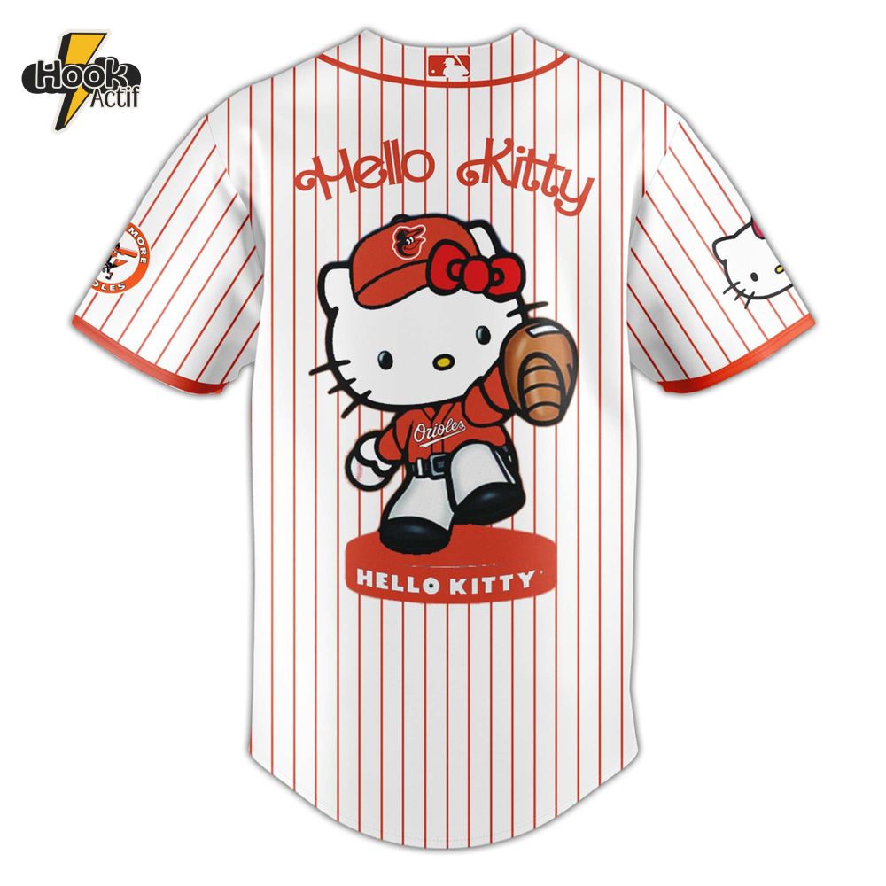 Baltimore Orioles MLB x Hello Kitty Night Jersey 2025 Baltimore Orioles MLB x Hello Kitty Night Jersey 2025