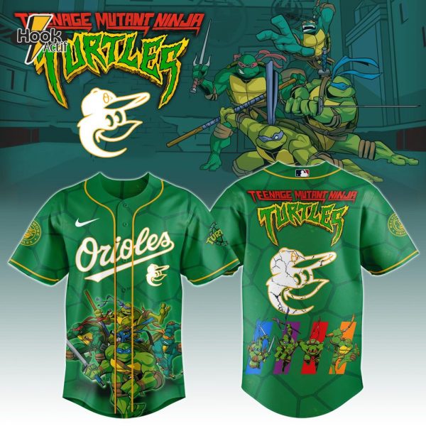 Baltimore Orioles MLB x Ninja Turtles Jersey Limited Edition
