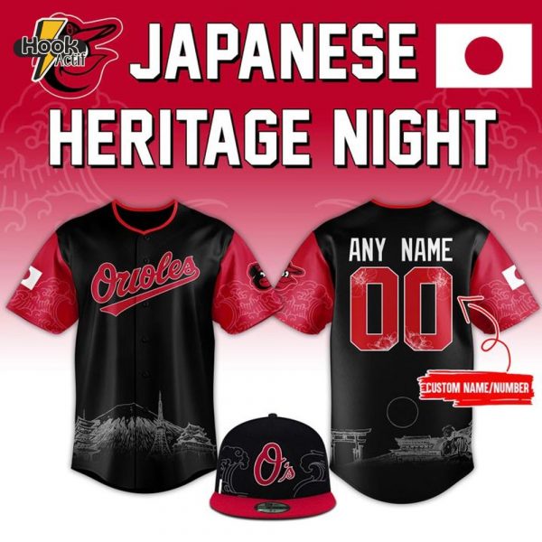 Baltimore Orioles x 2025 Janpanese Heritage Limited Edition Jersey