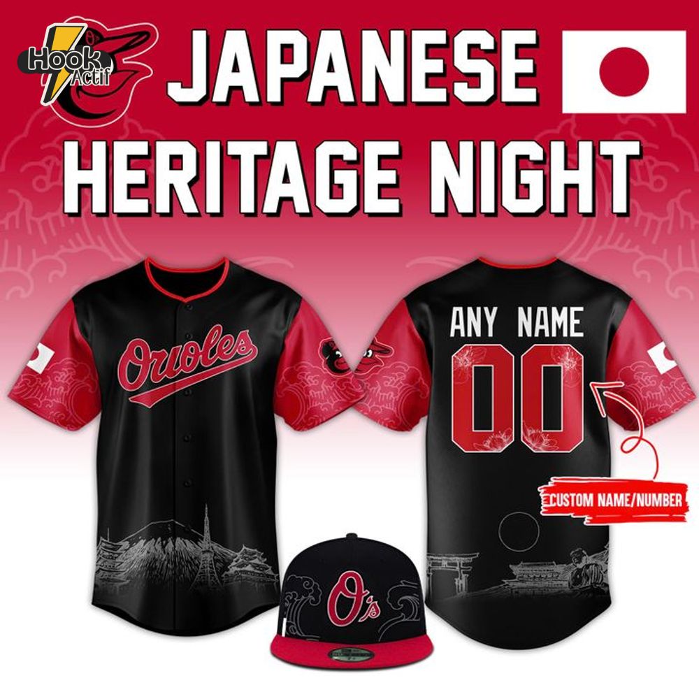 Baltimore Orioles x 2025 Janpanese Heritage Limited Edition Jersey Baltimore Orioles x 2025 Janpanese Heritage Limited Edition Jersey