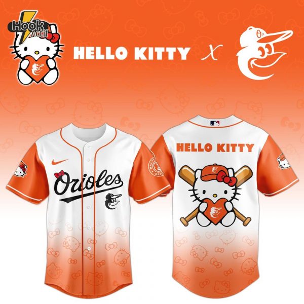 Baltimore Orioles x Hello Kitty Night 2025 Limited Edition Baseball Jersey