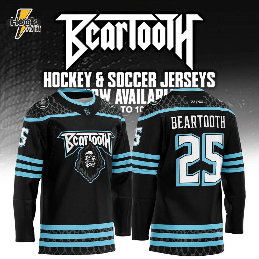 Beartooth Band 2025 Limited Edition Hockey Jersey Beartooth Band 2025 Limited Edition Hockey Jersey