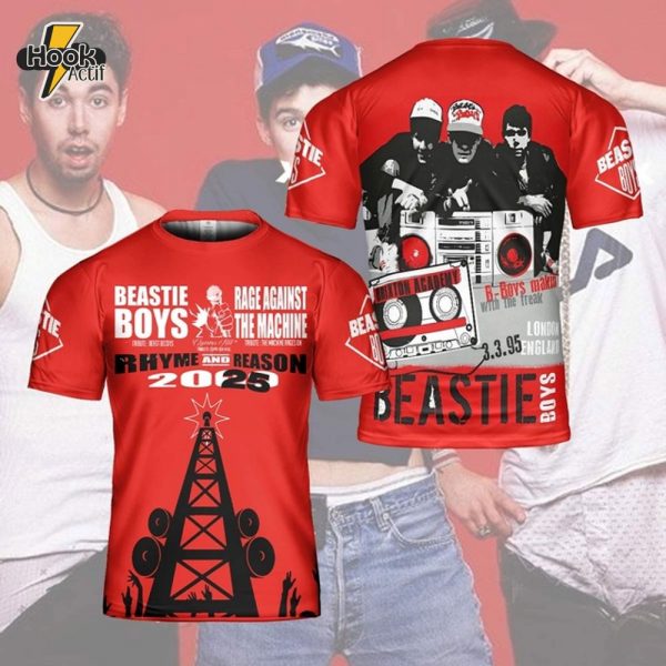Beastie Boys All Over Retro Music Print Shirt