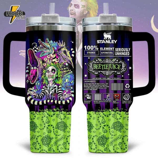 Beetlejuice Seriously Unhinged 2025 Special Stanley Tumbler
