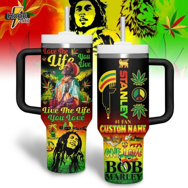 Bob Marley Live The Lift You Love 40oz Stanley Tumbler