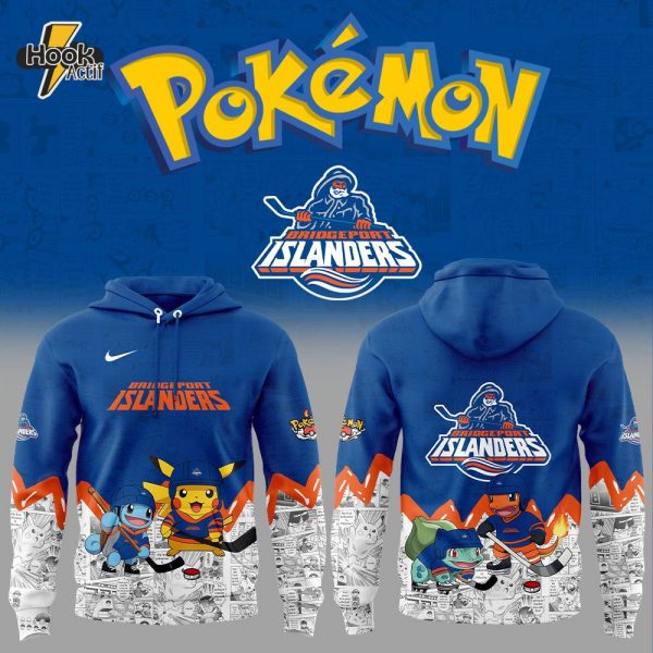 Bridgeport Islanders x Pokémon New Combo Hoodie Jogger Cap