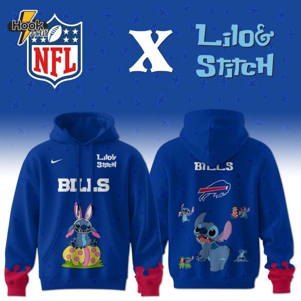 Buffalo Bills x Lilo & Stitch Limited Edition Hoodie – Only Available During the 2025/26 NFL Season