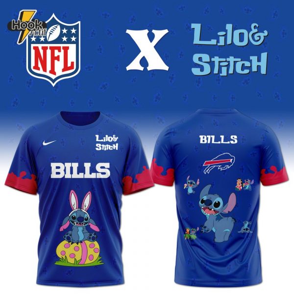 Buffalo Bills x Lilo & Stitch Limited Edition T-shirt – 2025/26 NFL Season